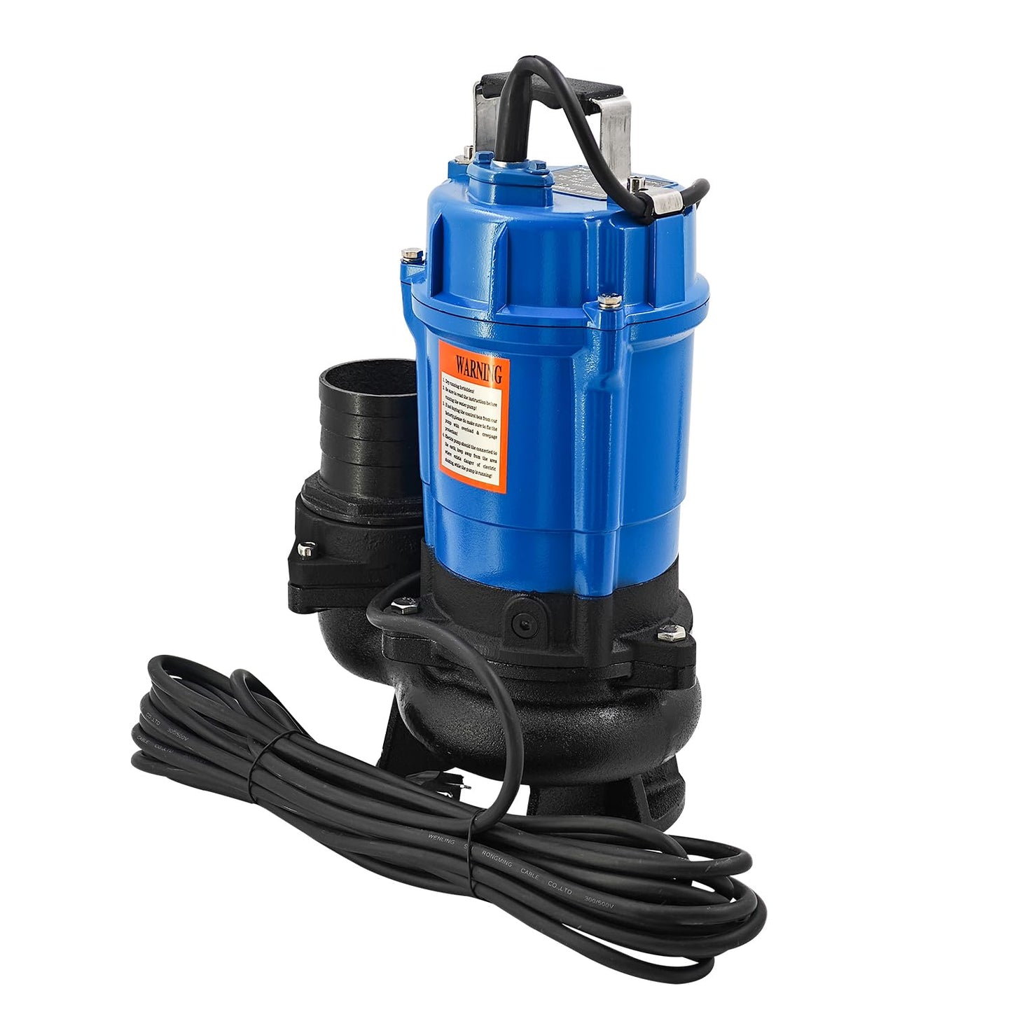 NK2-15 2 HP 110 V 3 in Discharge Electric Submersible Pump Replacement for NK2-15 Sewage Effluent Dewatering Pump Single Phase 110 GPM / 6600 GPH 3420 RPM