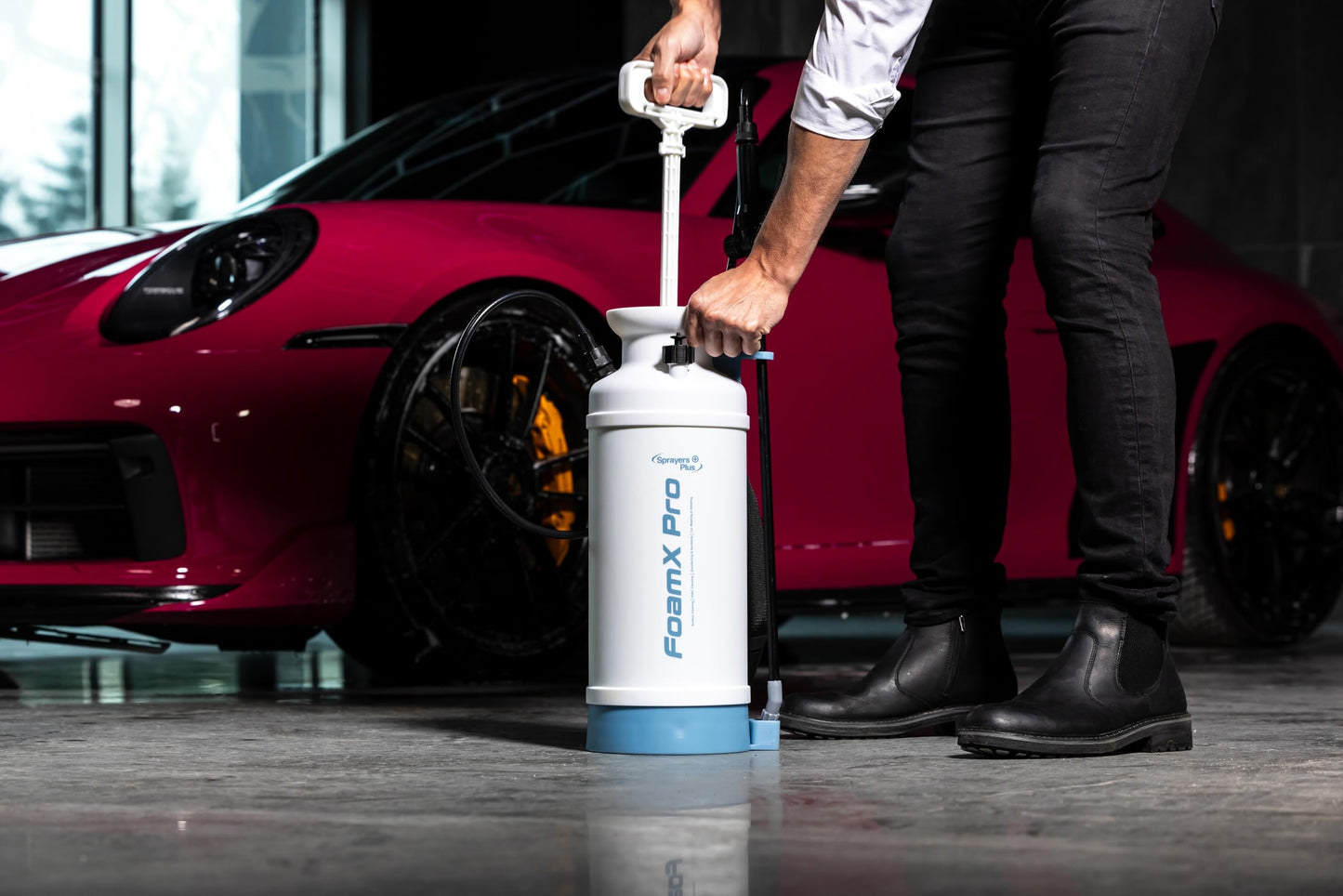 Sprayers Plus FoamX Pro Foam Compression Sprayer, High Pressure 45 PSI Pump,Viton® Seals, Automotive Detailing, Car Wash Foam Sprayer, HVAC Cleaning & Surface Cleaning, Foam Pump Sprayer 2 Gallon