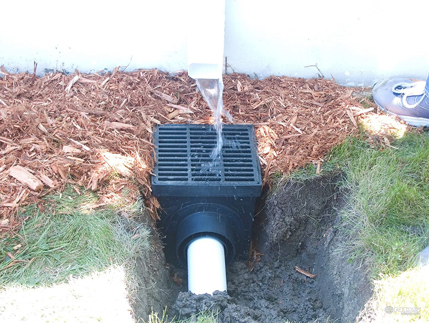 NDS Stormwater Management Kit with Flo Dry Well, Catch Basin, and Accessories