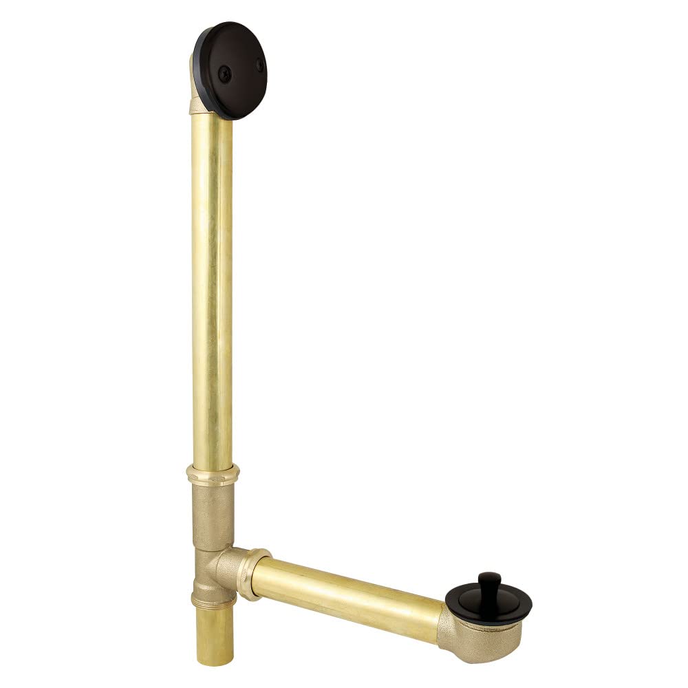 Kingston Brass DLL3180MB 23" Lift and Turn Tub Waste and Overflow, 20 Gauge, Matte Black