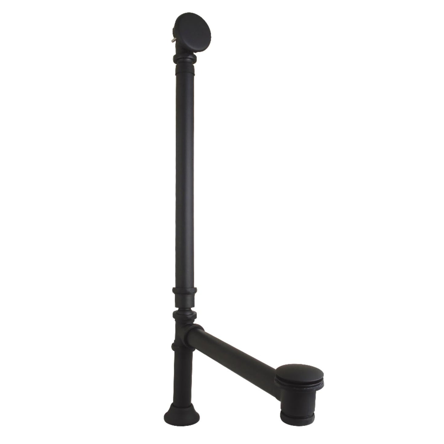 Kingston Brass CC2716 Vintage Double Swivel Toe Touch Waste and Overflow, Polished Nickel