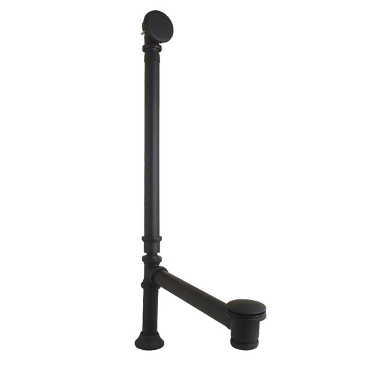 Kingston Brass CC2716 Vintage Double Swivel Toe Touch Waste and Overflow, Polished Nickel