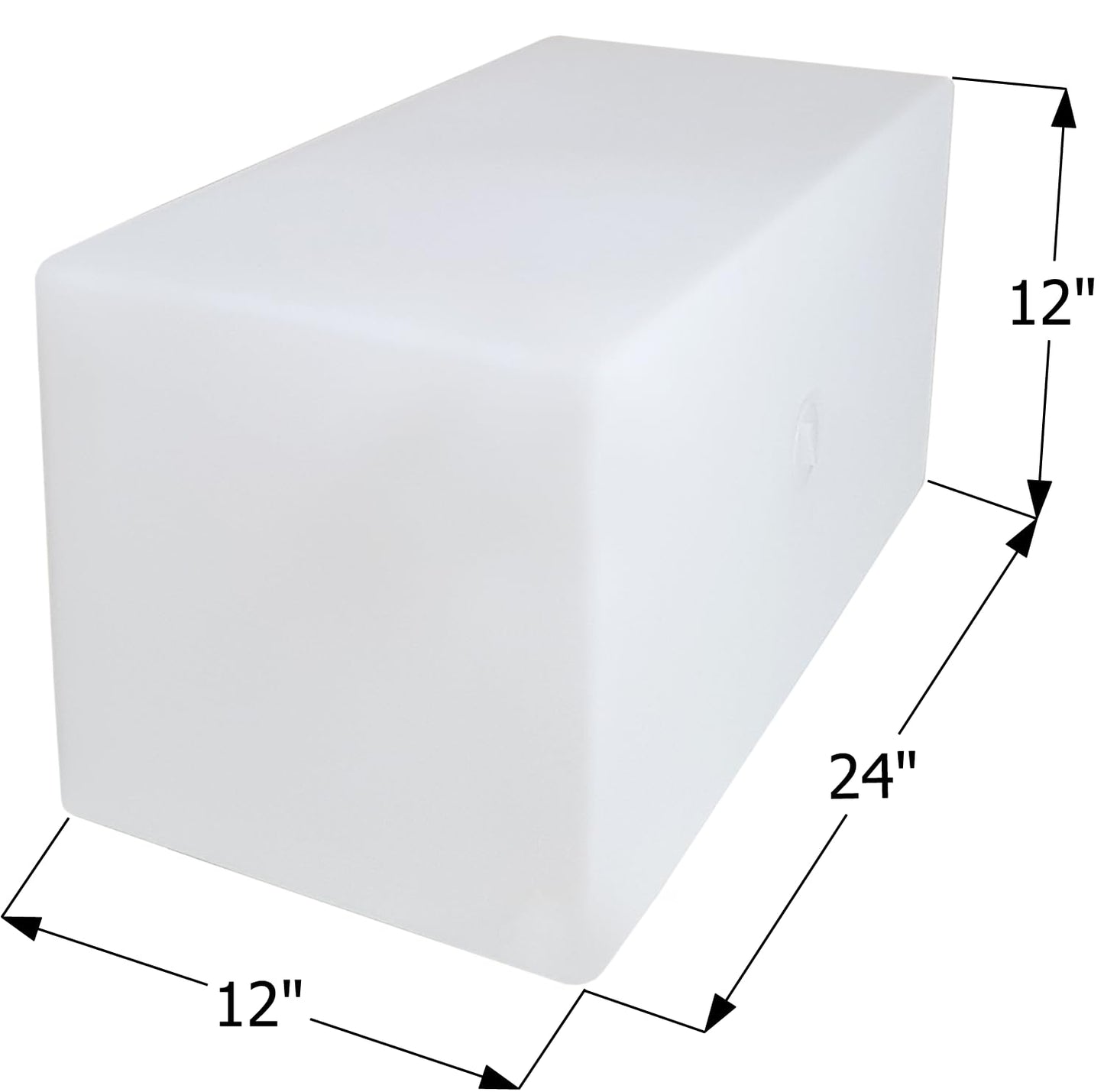 Icon 12505 Fresh Water Tank, WT2471, 24x12x12, 15 Gal., Tank Only