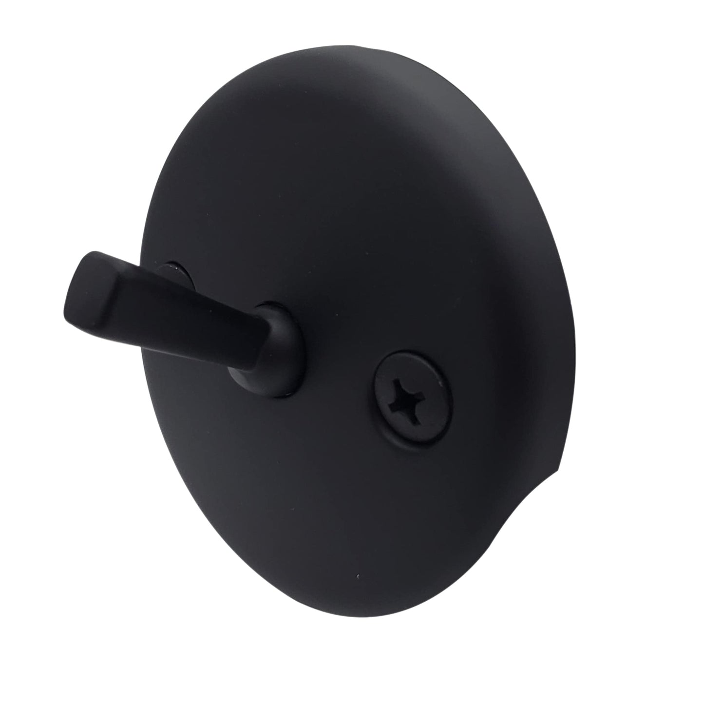 Westbrass A323-62 14" Bath Waste & Overflow Assembly with Trip Lever and Beehive Strainer Grid Drain, Matte Black