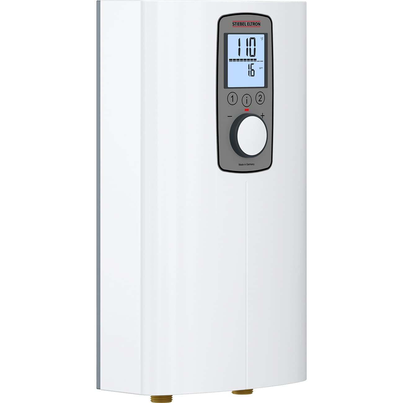 Stiebel Eltron DHX 15-2 Plus Point-of-Use Tankless Electronic Water Heater, 240V, 14.4kW, White, Made in Germany