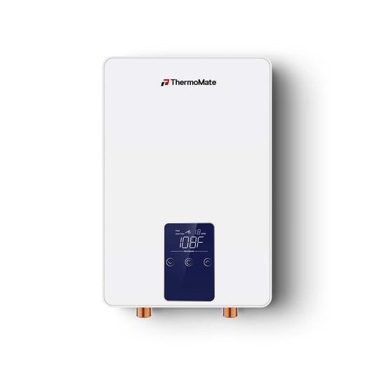 Tankless Water Heater Electric for Sink Faucet, ThermoMate 6000W 240V Point of Use Mini Instant Hot Water Heater CSA Certified with Self-modulating, 1.07GPM at 35°F Rise