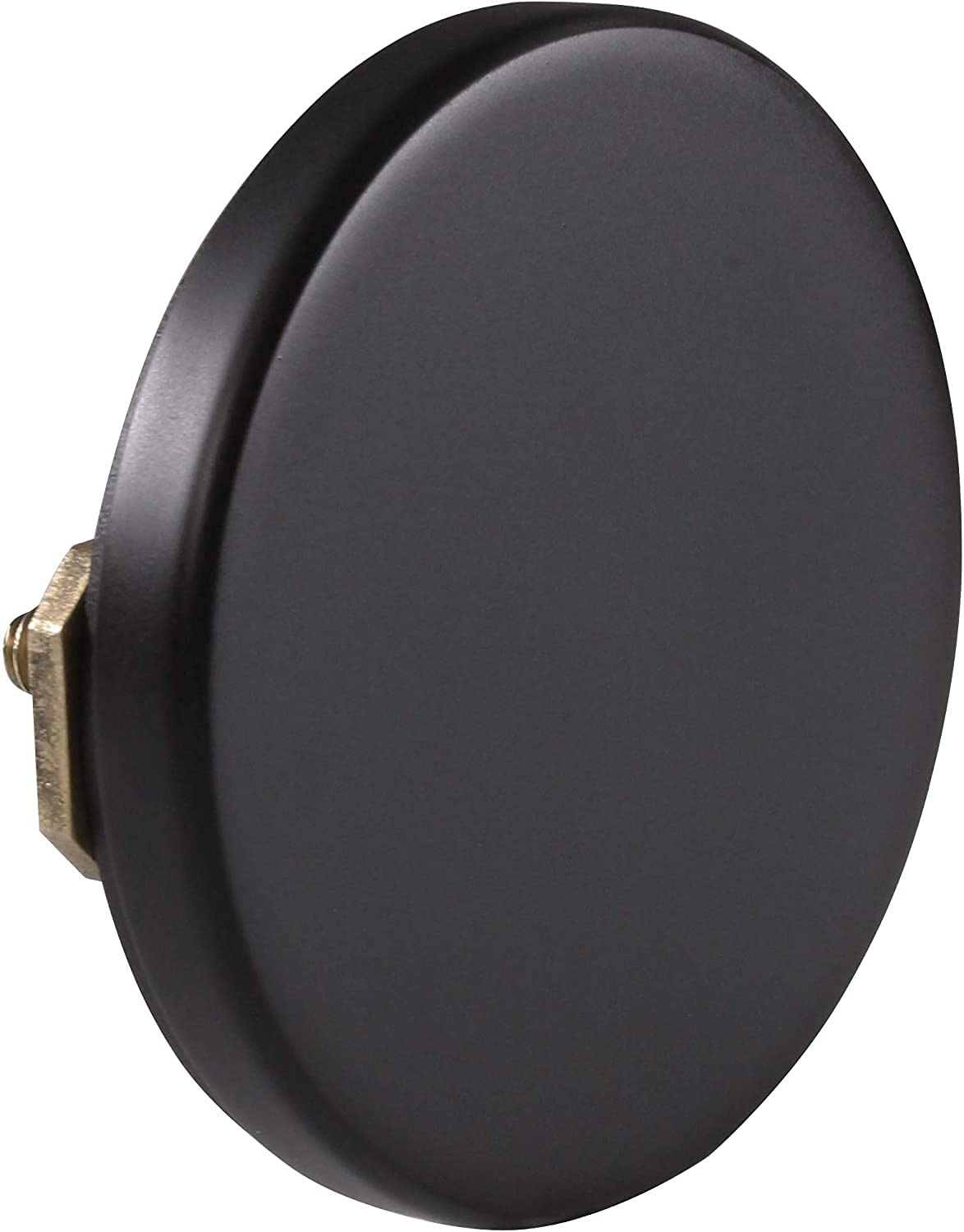 Westbrass 493244H-62 14" SCH. 40 PVC Bath Waste & Overflow Assembly with Illusionary Faceplate and Tip-Toe Drain Plug, Matte Black (12-Pack)