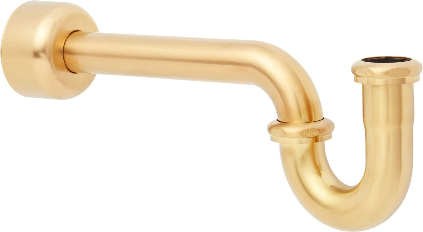 Signature Hardware 400873 1-1/4" P-Trap with High Box Flange