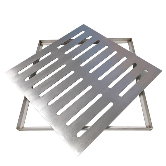 24" X 24" / 34" X 24" / 34" X 34" Stainless Steel Drain Grates; Drain Grate Covers Indoors/Outdoor Large; Indoors/Outdoor Drain Cover; Drain Grate for Catch Basin (24" x 24")