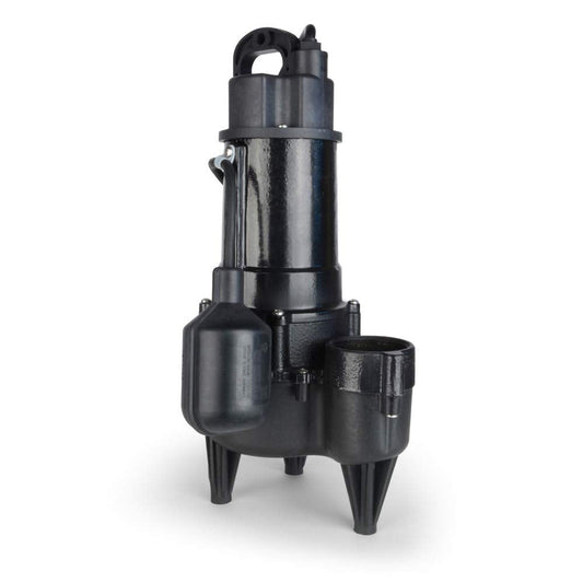 ECO-FLO Products RSE50W Cast Iron Sewage Pump with Wide Angle Switch, 1/2 HP, 5,700 GPH