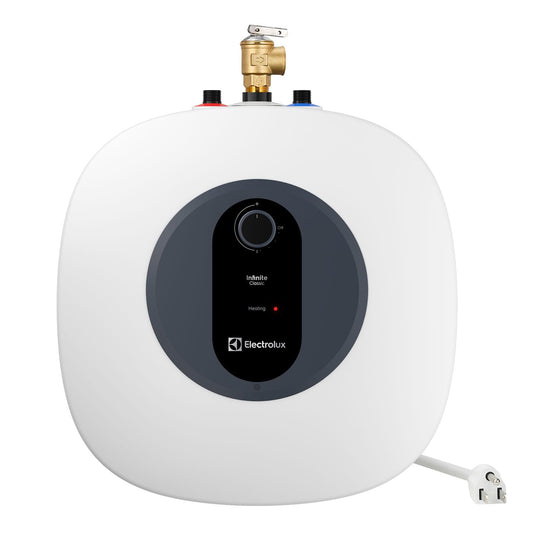 Electrolux 8 Gallon Water Heater Electric, Mini Tank Point of Use Under Sink Water Heater, 120V Plug in, 1440W Instant Hot Water for Kitchen, Laundry, RV