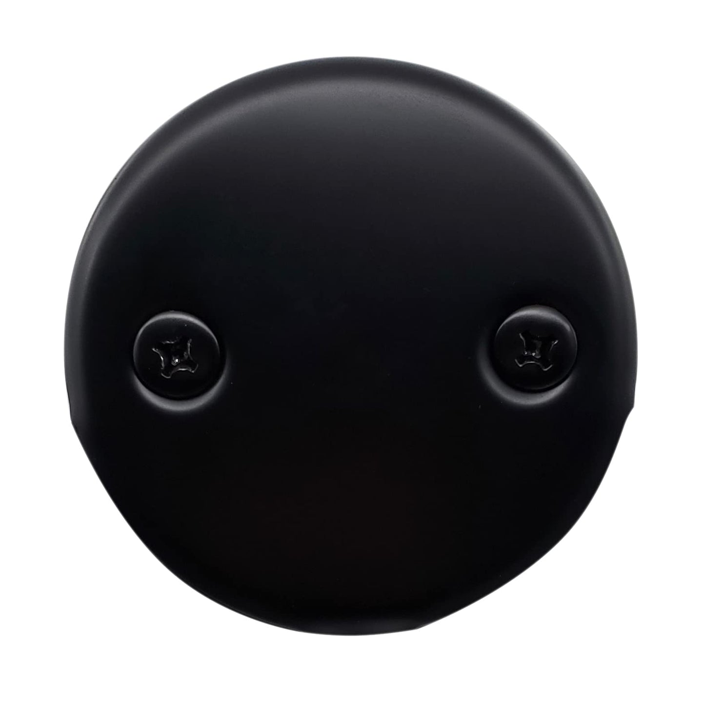 Westbrass D4972-4-62 1-1/2" Bath Waste & Overflow Assembly with Pull Drain Stopper and Two-Hole Faceplate Top Elbow - Sch. 40 PVC, Matte Black (4-Pack)