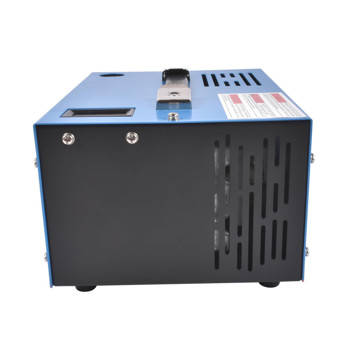 PCP Air Compressor 4500PSI/30Mpa, 12V DC/110V AC High Pressure Air Pump with Built-in Converter, Water/Oil-Free with Oil-Moisture Filter, for PCP Air Rifle Pistol Paintball Scuba Tank, Blue Mixizap