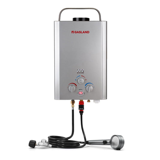 GASLAND BE158S Tankless Water Heater Propane – CSA Certified, 41,000 BTU, 1.58 GPM, Digital Display & Multi-Protection Portable Hot Water Heater for Camping, RV, Off-Grid & Outdoor Showers