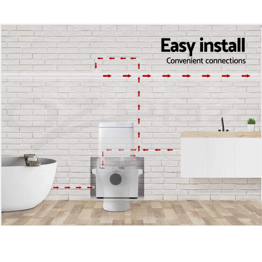 Trupow 600W 110V Macerator Sewerage Pump Waste Water Marine Toilet Bathroom Disposal Laundry