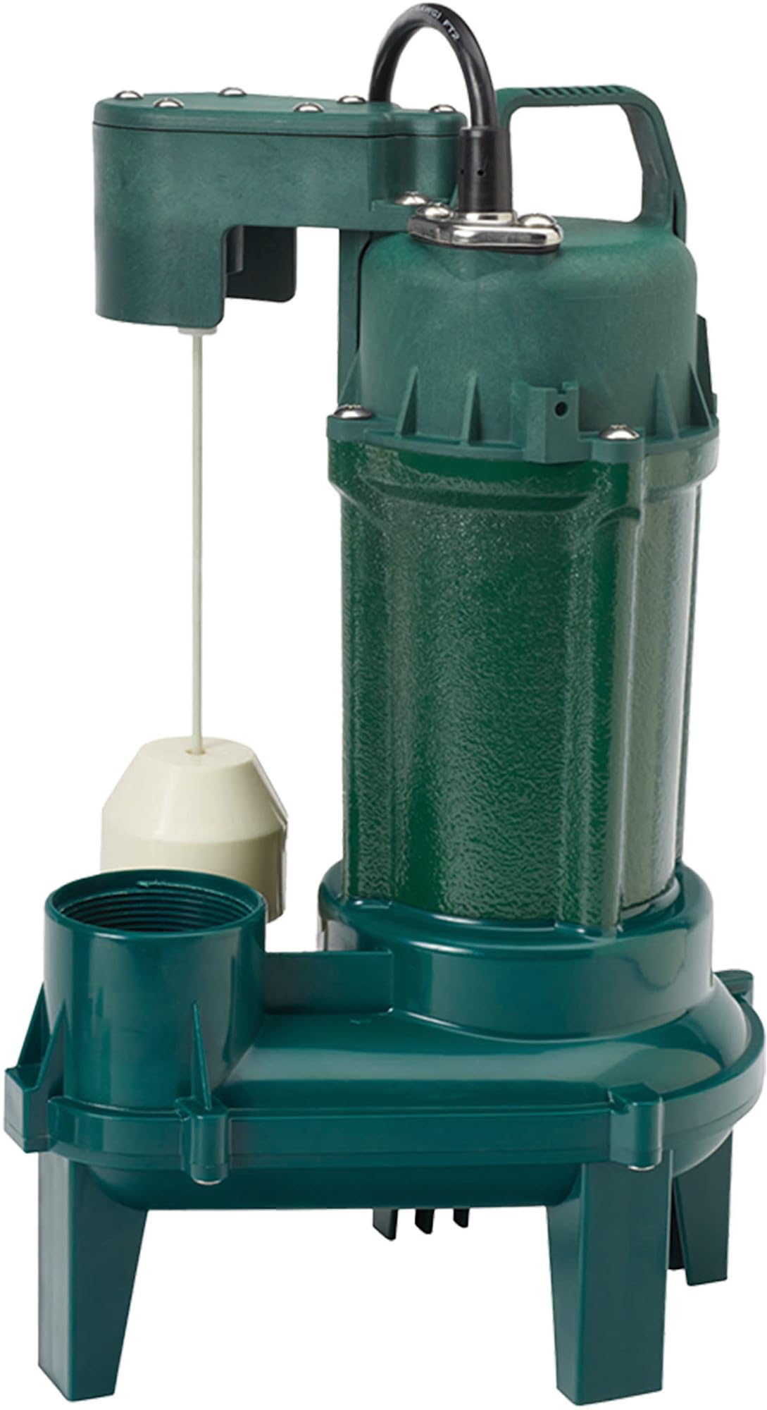 Zoeller M212 Builder Series 1/2 HP Cast Iron/Thermoplastic Sewage Pump (2") w/Vertical Float