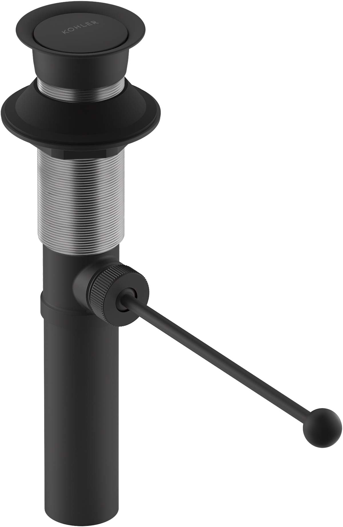 KOHLER Premier Pop-up Drain, Exposed, Without Overflow