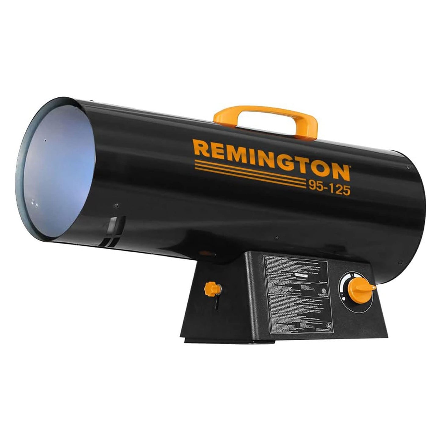 Remington 125,000 BTU LP Propane Forced Air Heater | For Warehouses, Construction Sites, and Workshops (REM-125V-GFA-O)