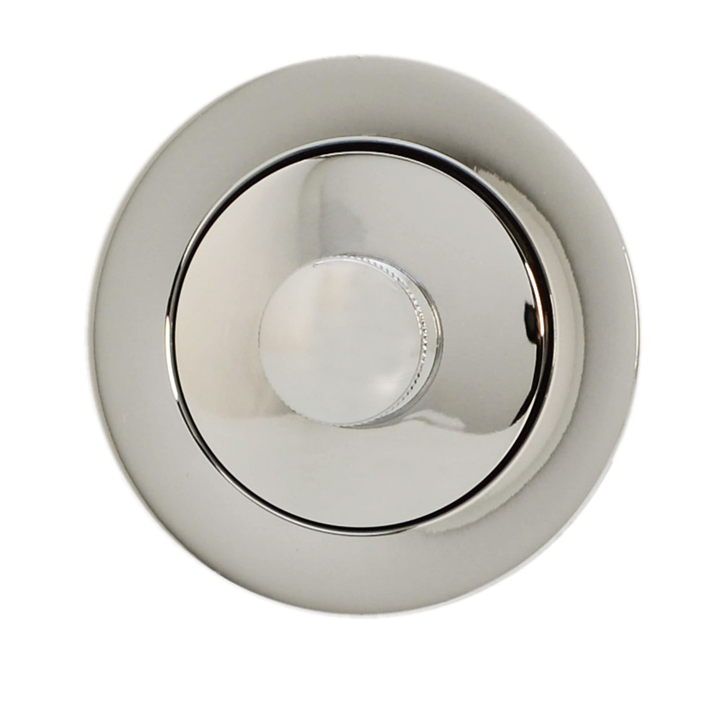 Westbrass D49721-4-05 1-1/2" Bath Waste & Overflow Assembly with Pull Drain Stopper and One-Hole Faceplate Top Elbow - Sch. 40 PVC, Polished Nickel (4-Pack)