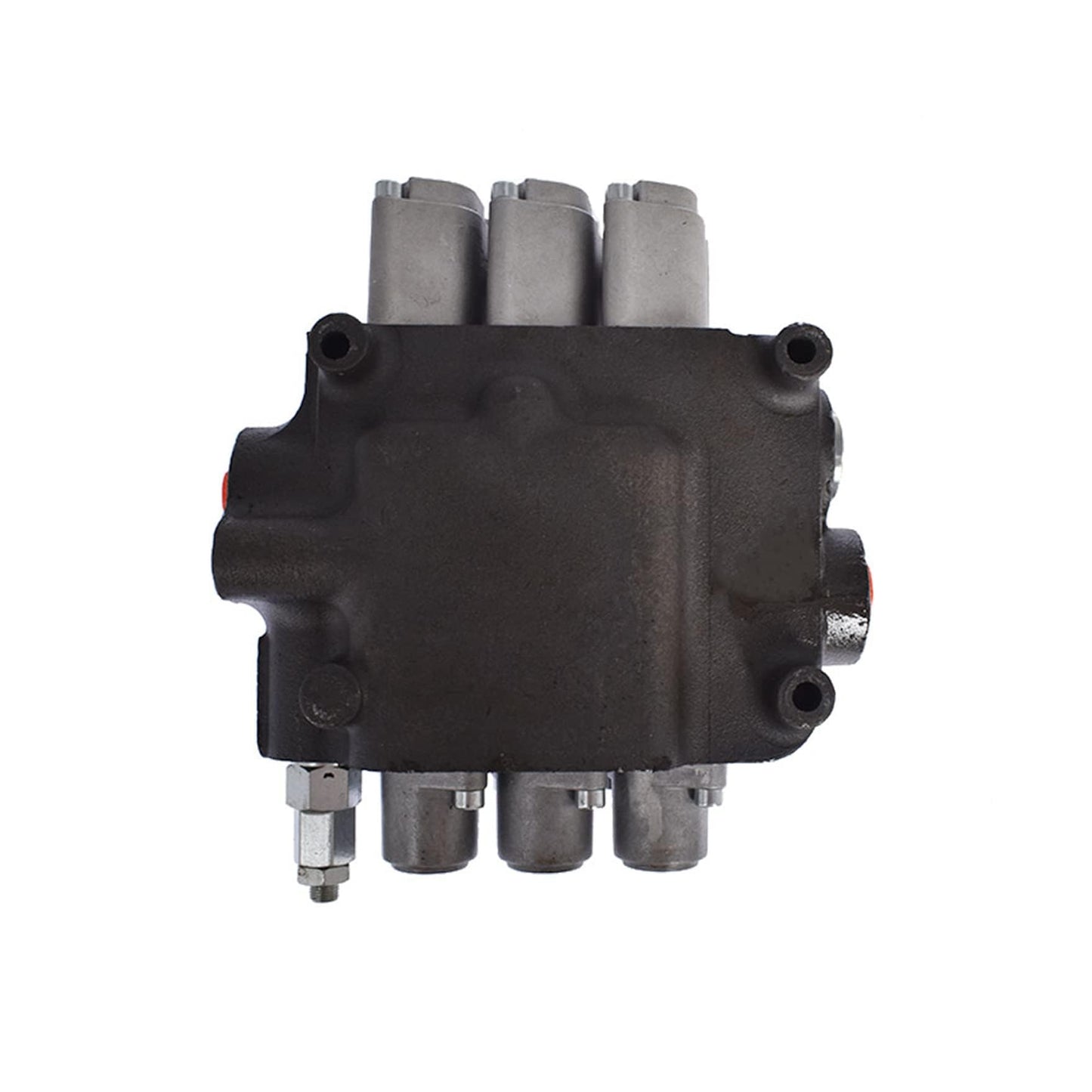 waltyotur Hydraulic Directional Control Valve, 3 Spool 21 GPM Hydraulic Loader Valve, SAE Ports, 3625PSI Double Acting Valve Directional Control Valve for Small Tractors Log Splitters