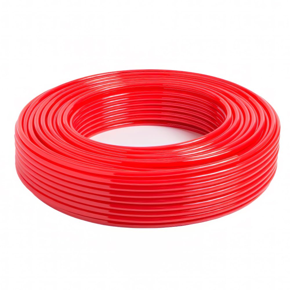Pex-A Tubing 3/4-inch x 500 Ft, Flexible Red Tube for Potable Water, 3/4" Pex Pipe Coil
