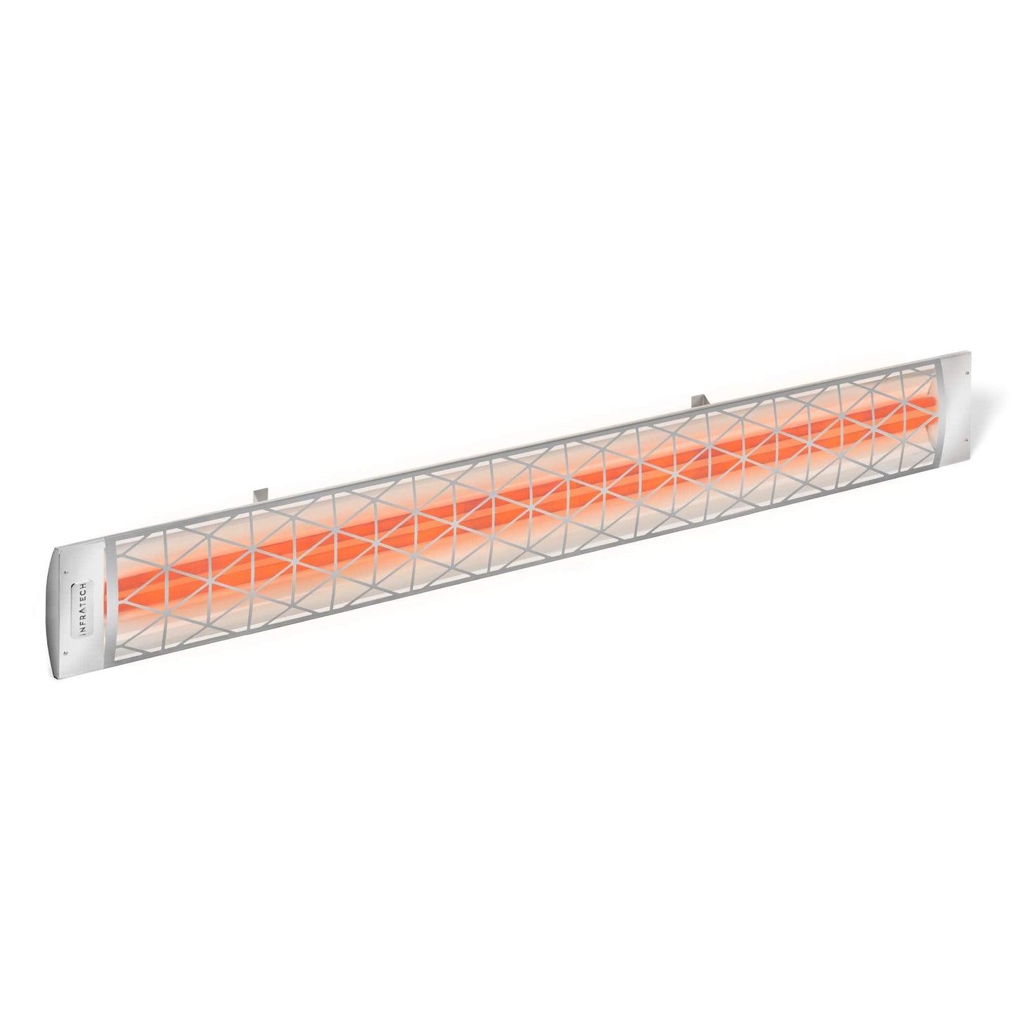 Infratech CD-6024 Stainless Steel 61.25” Dual Element Heater 6000 Watt 240 Volt with Stainless Steel Contemporary Fascia