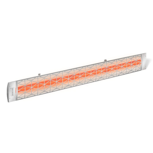 Infratech CD-6024 Stainless Steel 61.25” Dual Element Heater 6000 Watt 240 Volt with Stainless Steel Contemporary Fascia