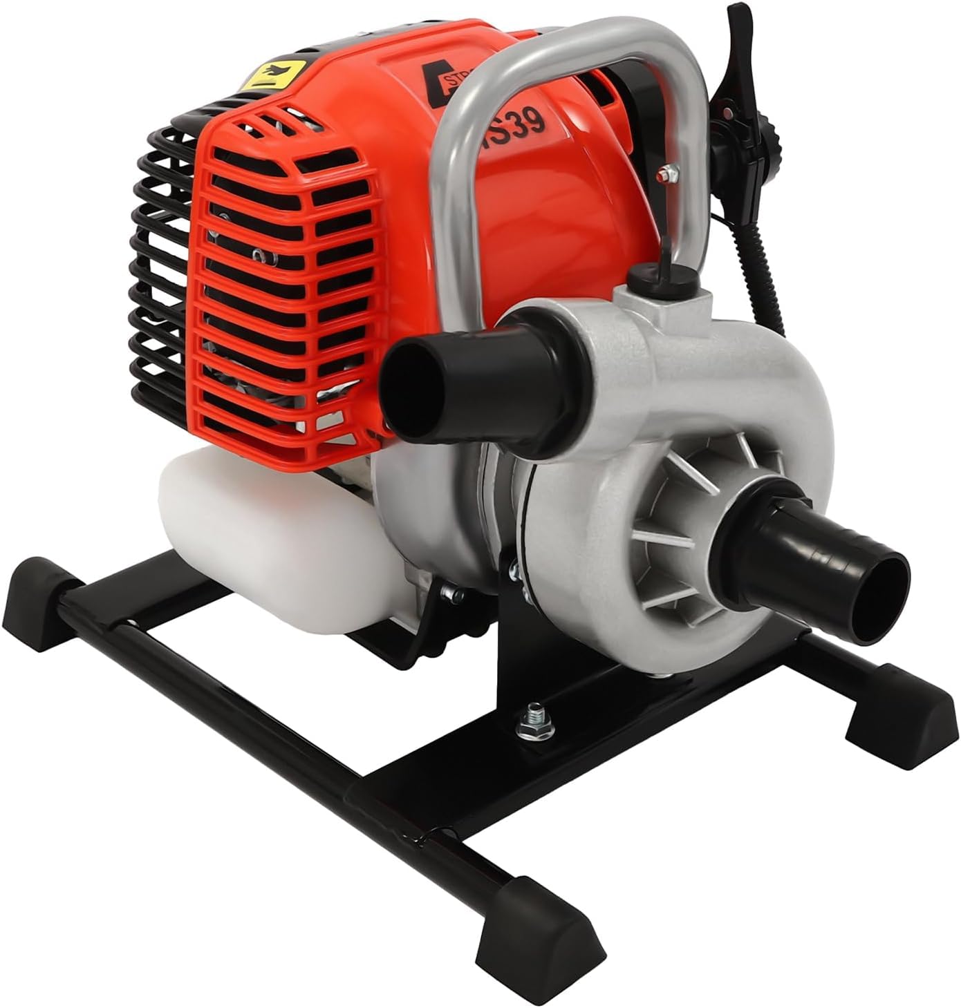 DEVALLEY Gas Water Pump 1.5 Inch 4 Stroke,31cc Gas Powered High Pressure Pump 98ft Lift And 23ft Suction,Trash Water Pump Irrigation Pump For Farmland Garden
