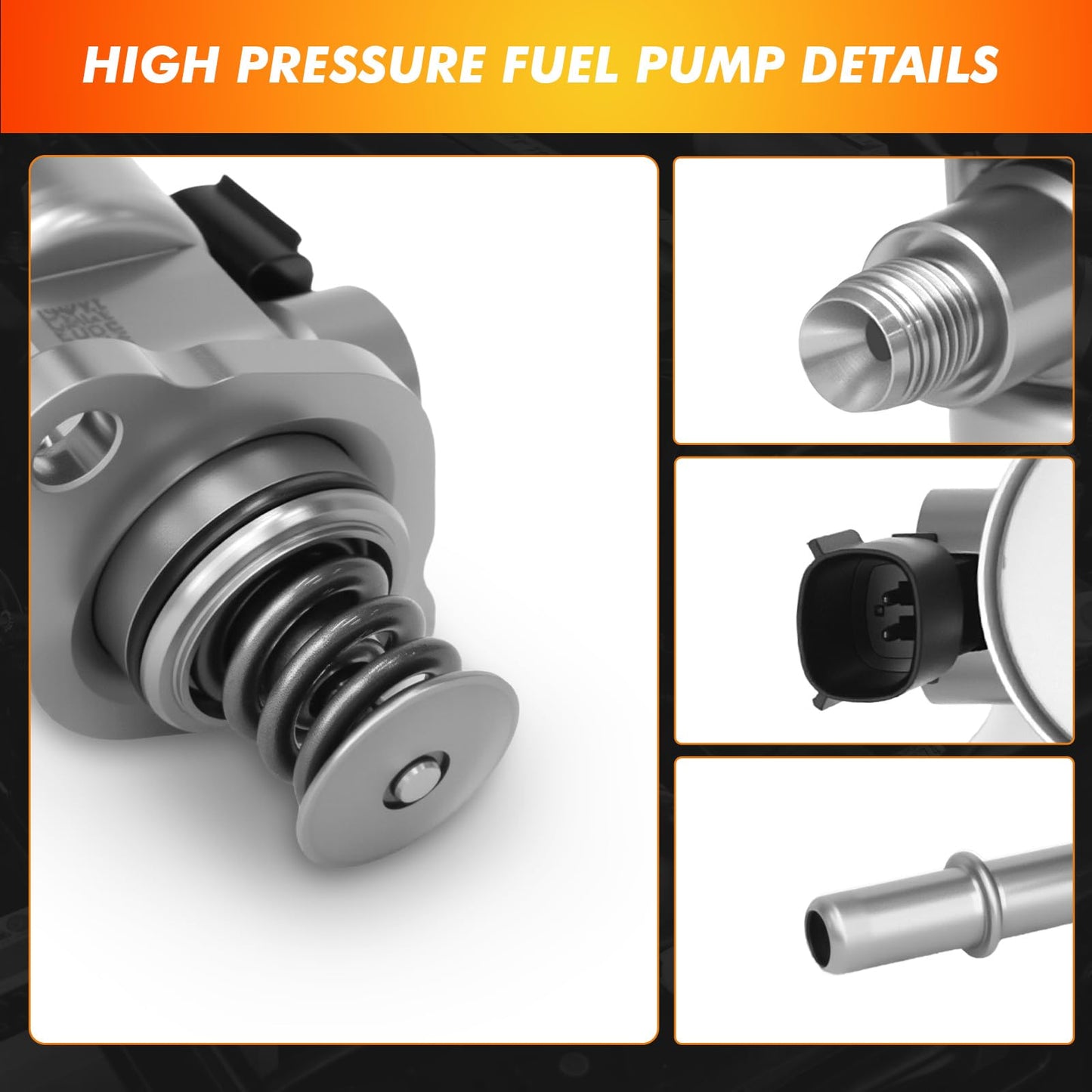 2016-2020 High Pressure Fuel Pump Compatible for Buick Encore 2016-2019, for Chevrolet Cruze 2016-2019, Equinox 2018-2020, Malibu 2016-2020, for GMC Terrain 2018-2020 1.4L 1.5L L4, Replace 12682079