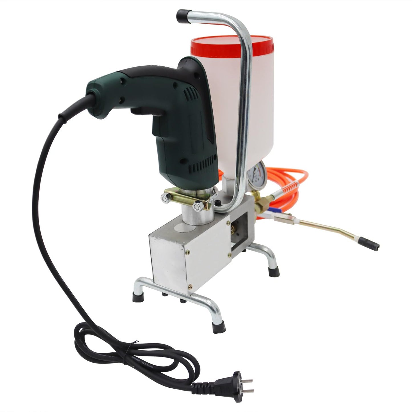 PreAsion 110V High Pressure Grouting Machine 650W Electric Grout Gun 15,000 PSI Grouting Injection Pump High Pressure Leak Stoppage Machine for Concrete Repair Waterproofing Crack Repair