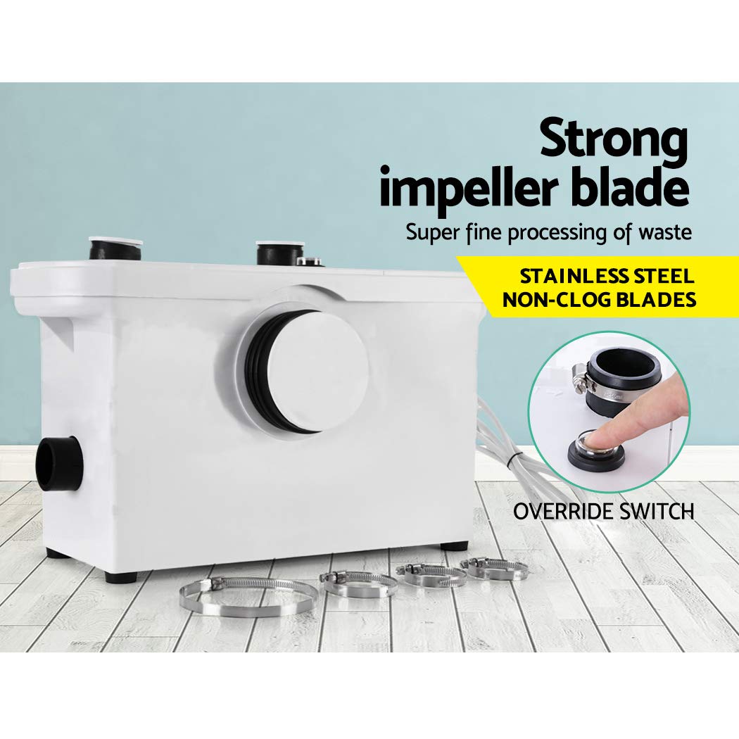 Trupow 600W 110V Macerator Sewerage Pump Waste Water Marine Toilet Bathroom Disposal Laundry