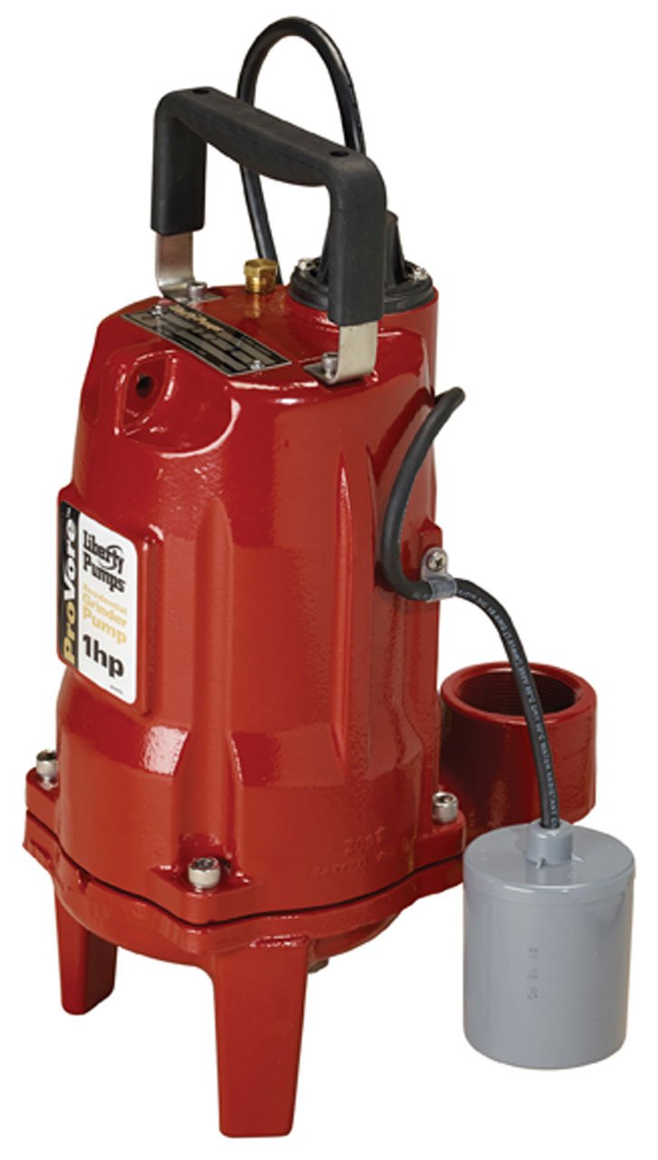 Liberty Pumps PRG102A ProVore PRG Series Automatic Residential Grinder Pump, 1 HP, 230-volt