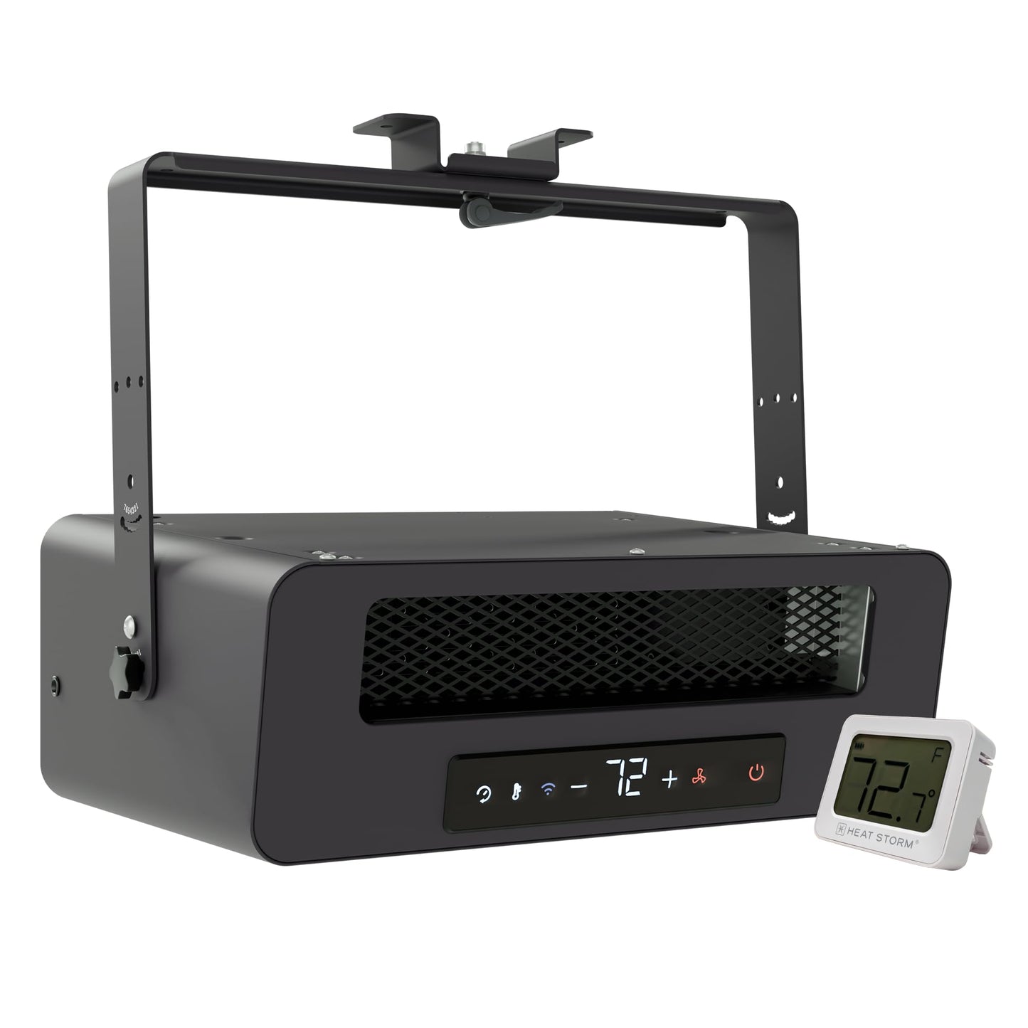 Heat Storm HS-6000-GC Heater, Gray, 7"D x 18"W x 13"H
