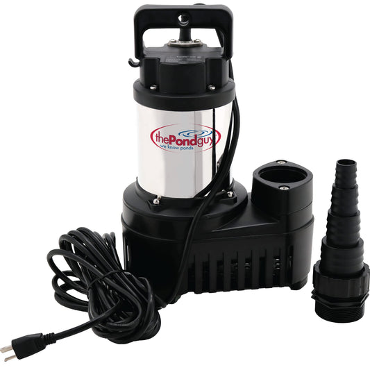 The Pond Guy RapidFlo Submersible Outdoor Water Pump, Perfect for Ponds, Waterfalls, Streams, Hydroponics & Pondless Features, Easy Install, Energy Saving, Quiet, Powerful Flow, Asynchronous, 3000 GPH