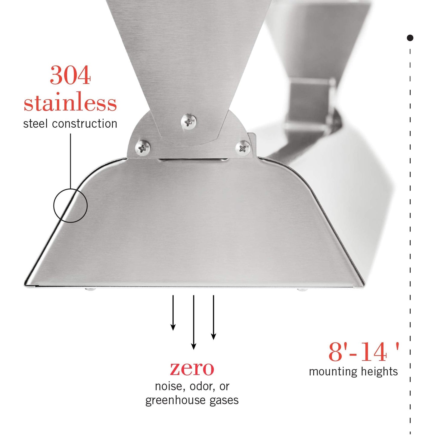 Infratech WD-6024 BR Stainless Steel 61.25” Dual Element Fixture 6000 Watt, 240 Volt, Bronze Finish