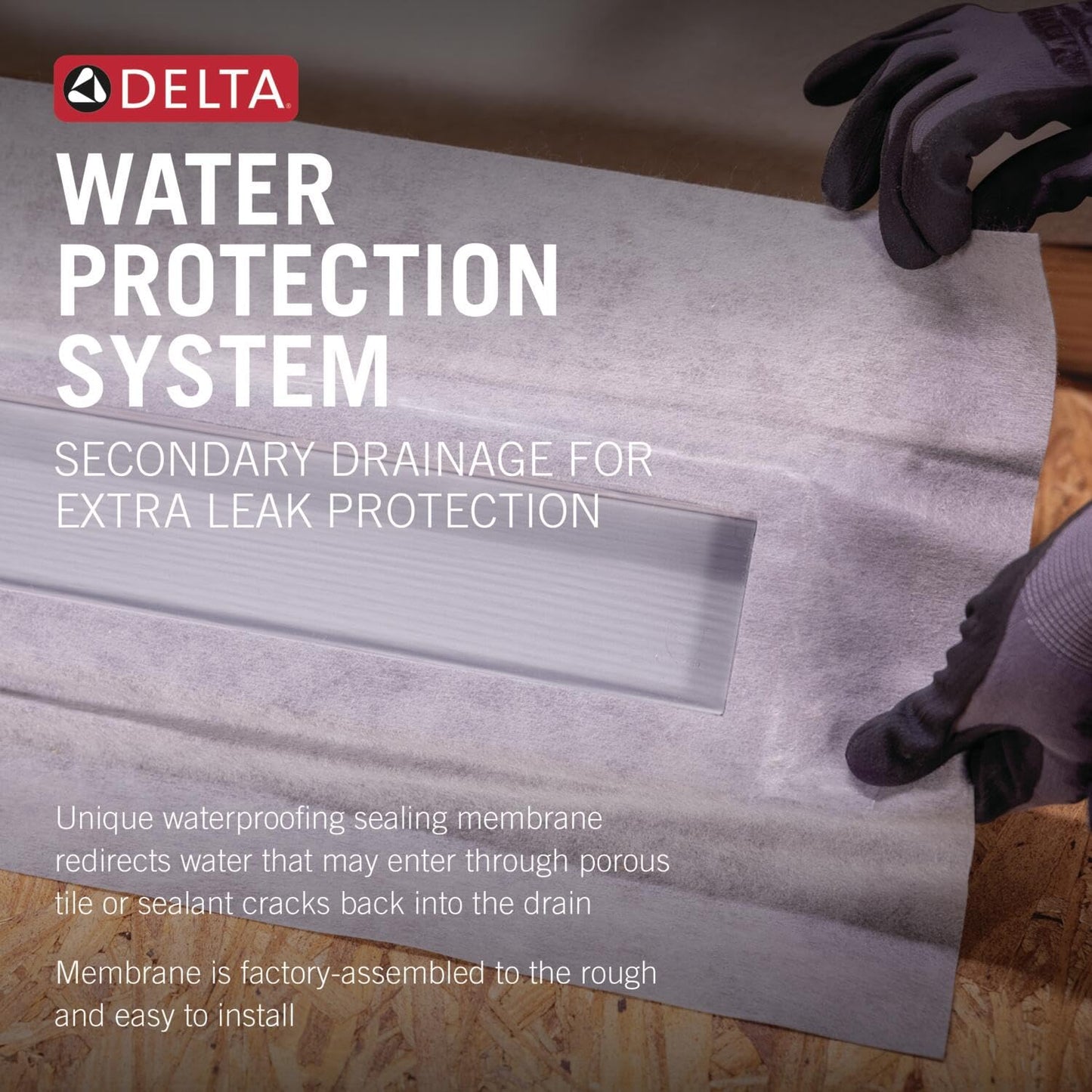 Delta Faucet 36-Inch Linear Shower Drain Rough