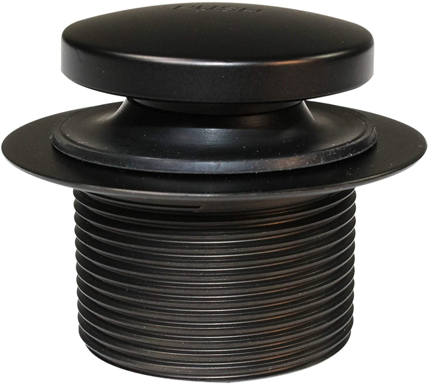 Westbrass D4932-12-12 1-1/2" x 12" Bath Waste & Overflow Assembly with Two-Hole Faceplate Cover and Tip-Toe Drain Plug - Sch. 40 PVC, Oil Rubbed (12-Pack)