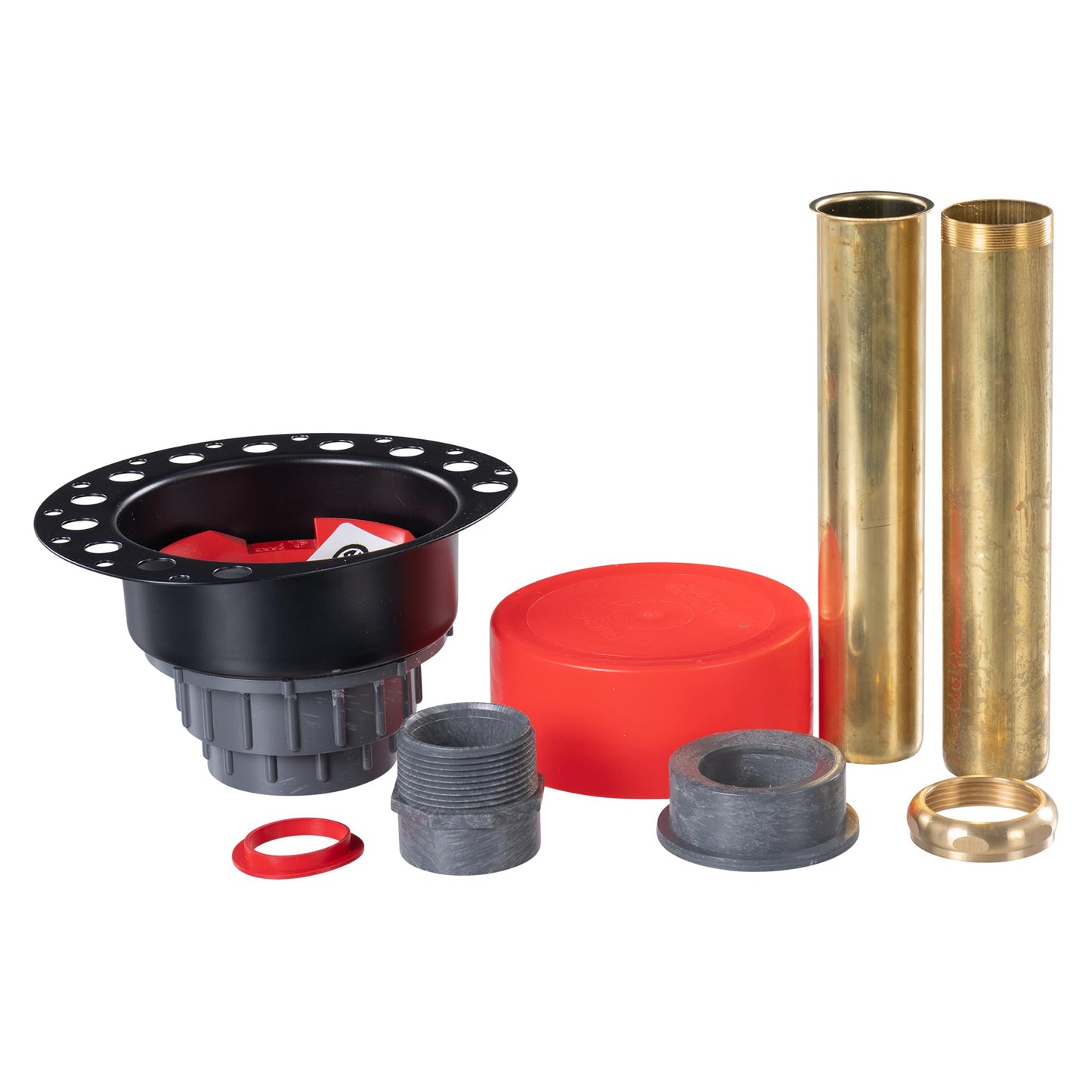 OS&B ITD25 FRZERO Fire Rated PVC Island Tub Drain Kit for Freestanding Tubs, Rough-in for Easy Installation, Compatible for Non-Combustible Buildings, Testable Bathtub Drain for 8"/10" Joist Space