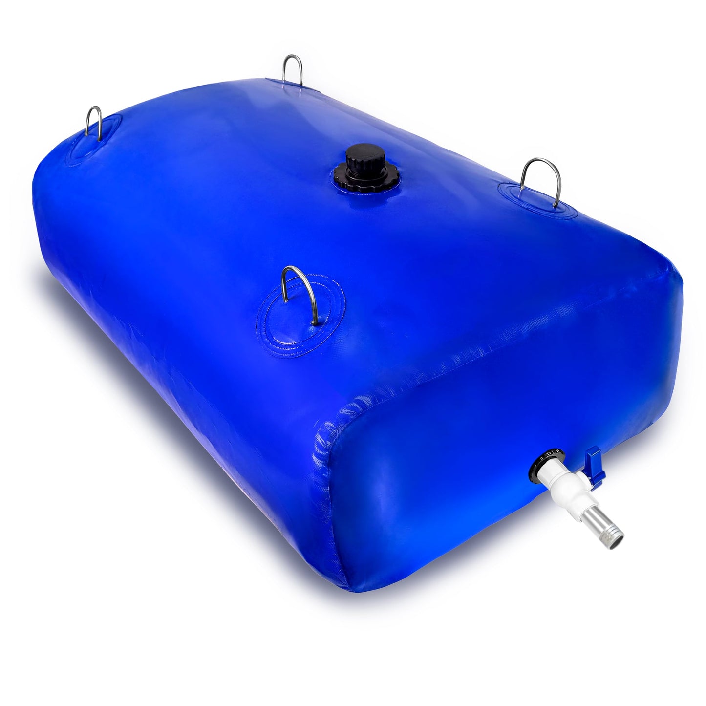 BEXRUO 1890 L/500 Gallon Water Bladder Tank, Blue Portable RV Water Tank, Large Capacity Water Storage Bladder for Camping, Garden, Emergency, Outdoor Sports
