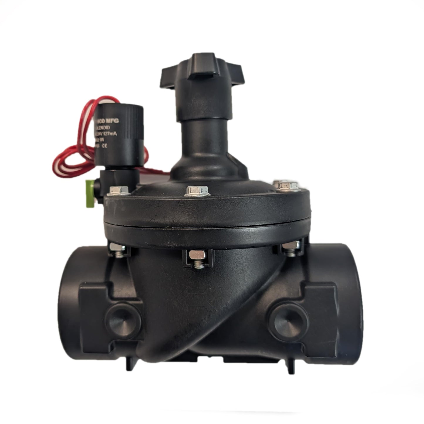 Fimco Manufacturing Inc. X200 2" in-line Commercial Electric Solenoid Irrigation Control Valve with 24VAC Coil and NPT Female Threaded outlets