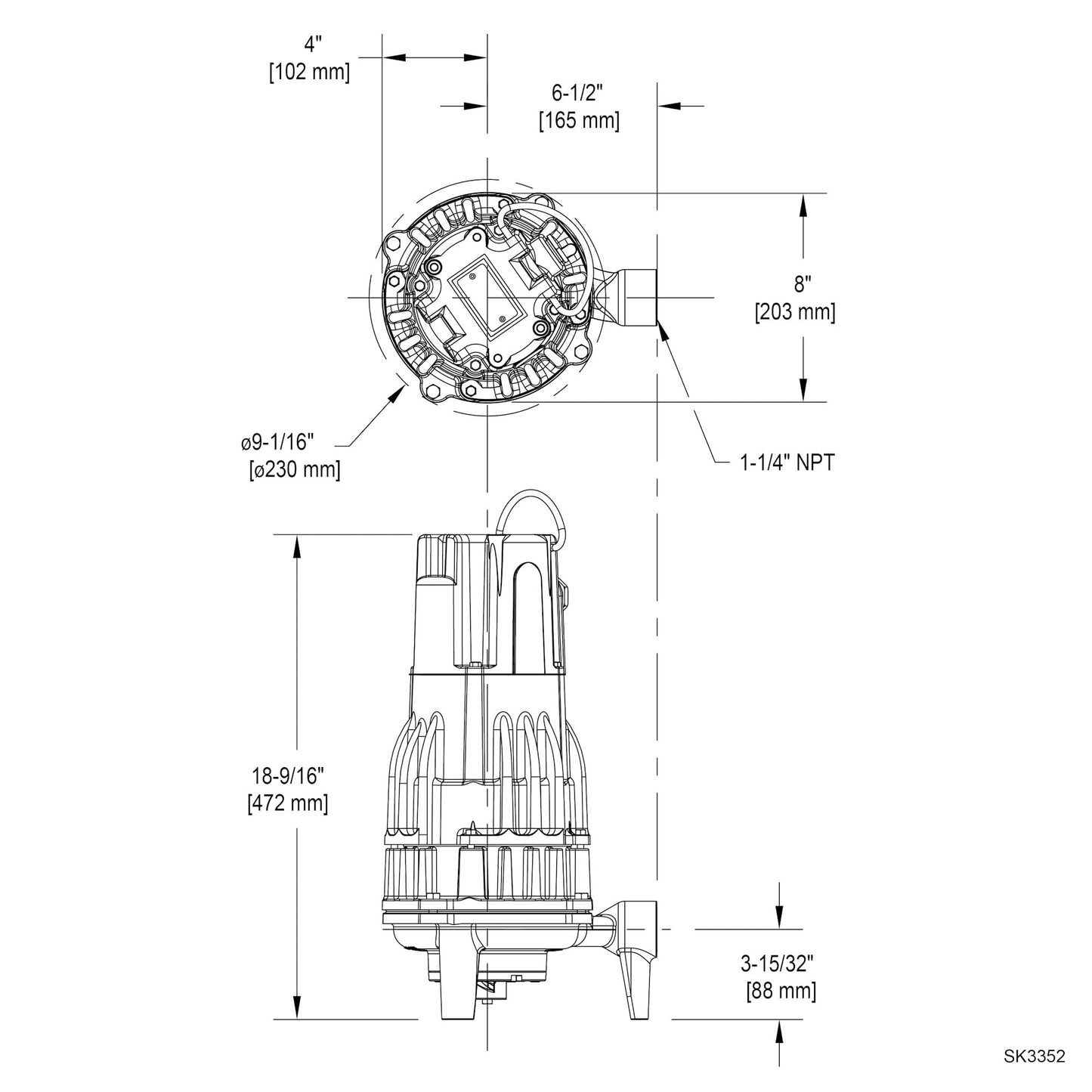 Shark SE Automatic Grinder Pump
