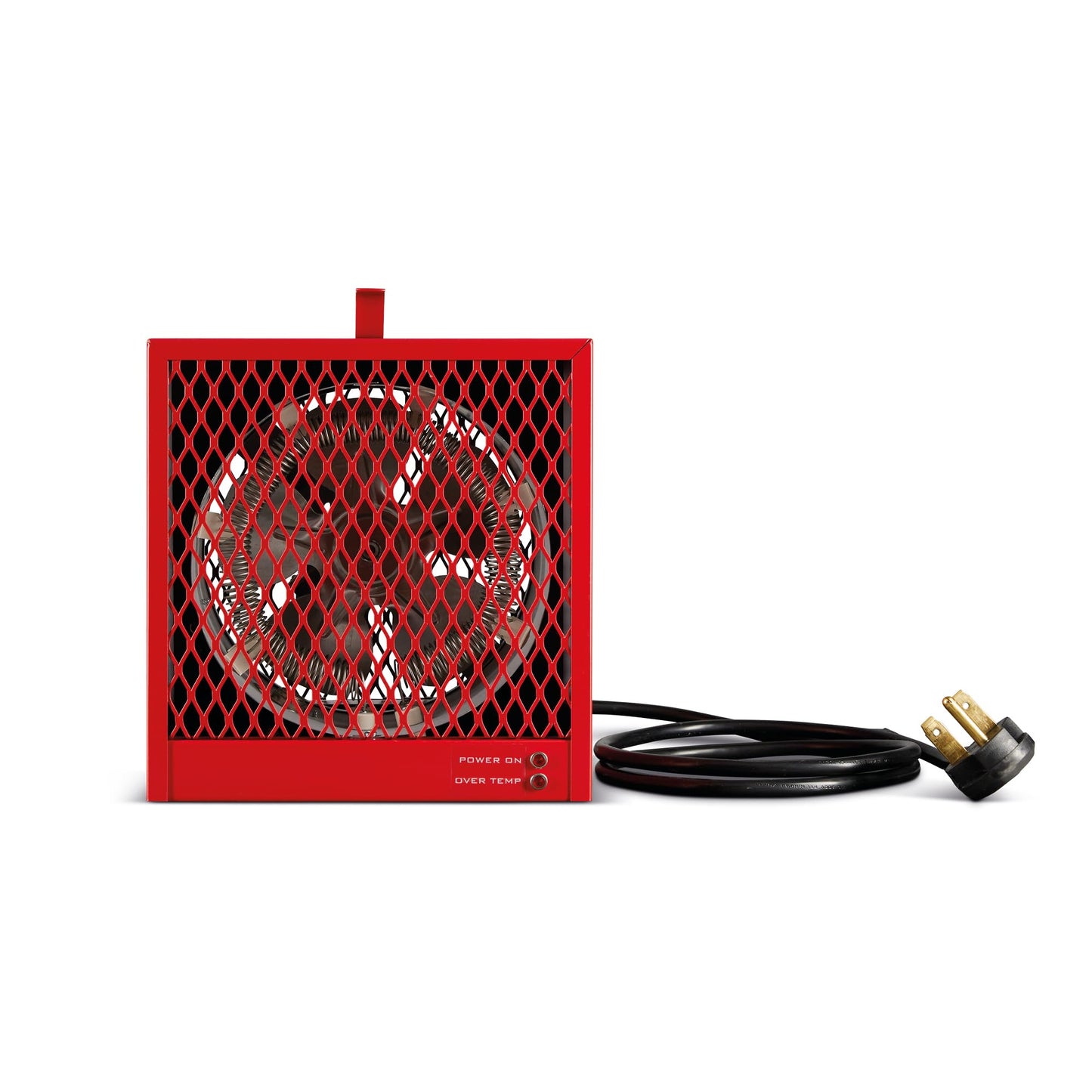 Stelpro Portable Construction Heater – 4800W / 240V (3600W / 208V) – 30A 250 V Plug – Rugged Steel Housing – Built-In Thermostat – Safety Thermal Protection – Heats Quickly (ASCH48T) – Red