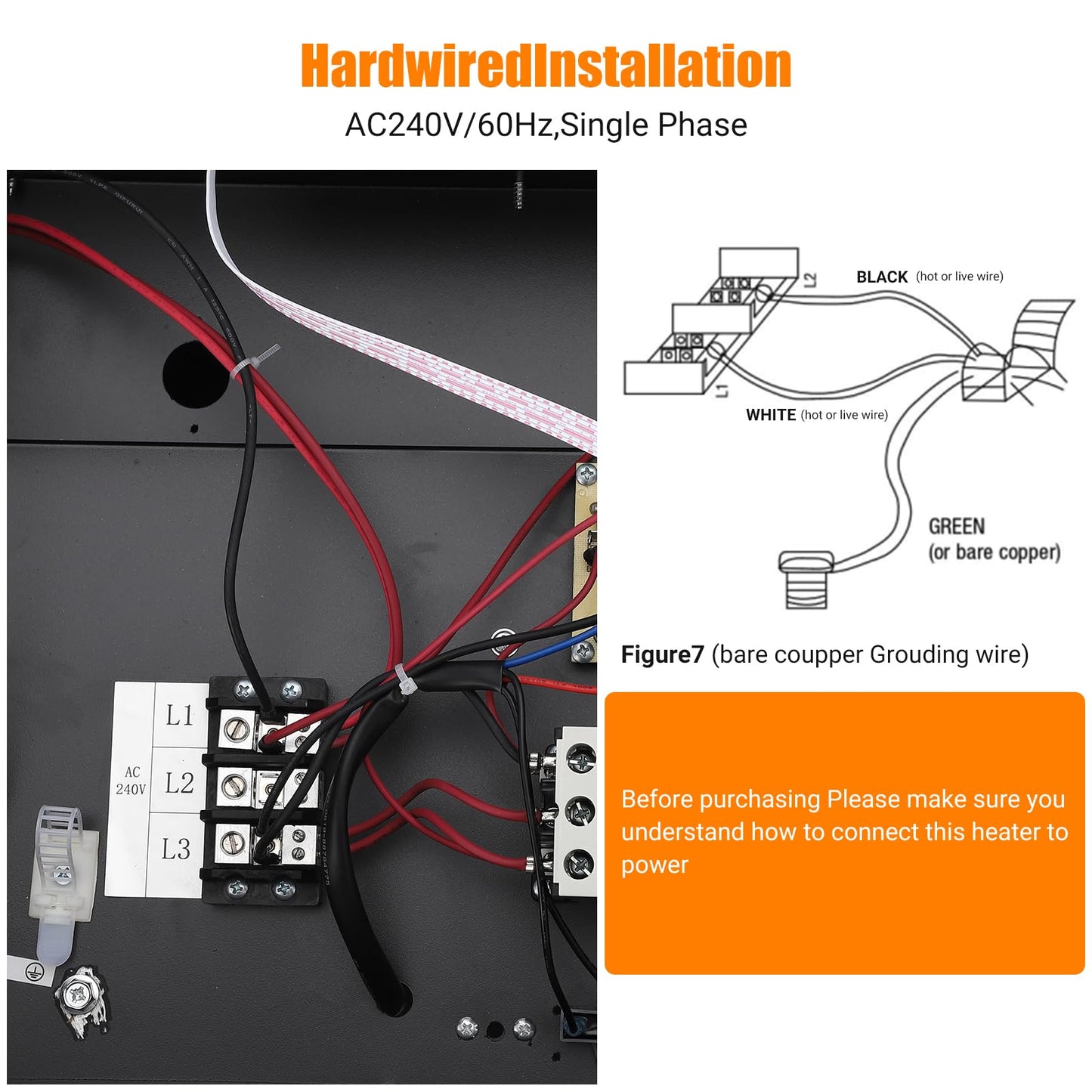 10000W Garage Heater 240V Digital Fan-Forced Wall Mount Shop Heater with Full-Function Remote, Hardwired Shop Heater with 12H Timer, Overheat Protection, Ideal for Garage, Workshop