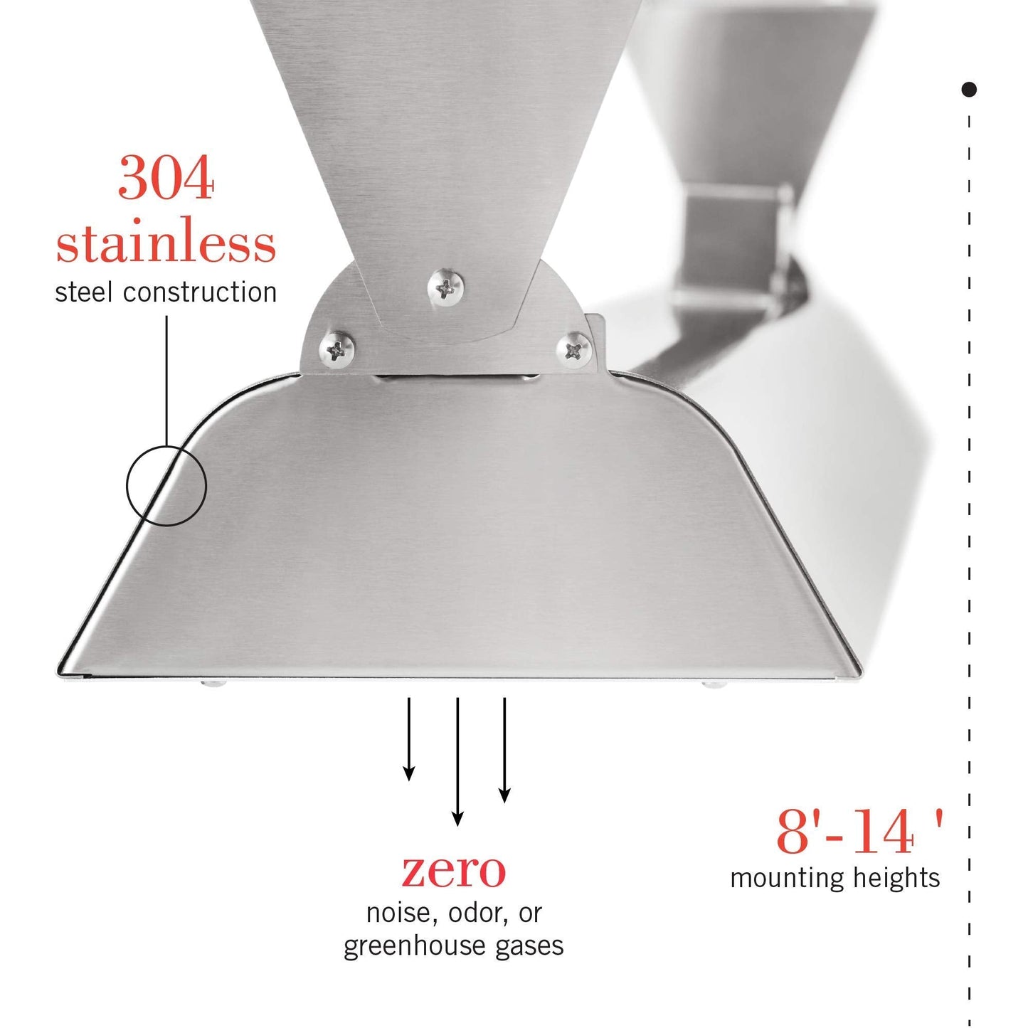 Infratech WD-6028 SS Stainless Steel 61.25” Dual Element Fixture 6000 Watt, 208 Volt, Stainless Steel