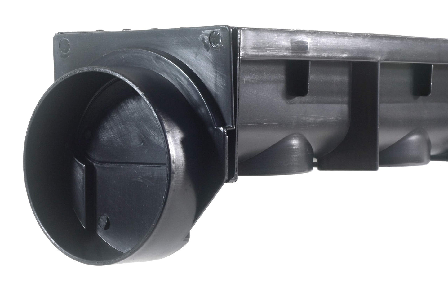 URA WATER - Model UA-100 - Drainage Trench Set - Channel Drain With Grate - Black Plastic - 3 x 39" - (117" Total Length)