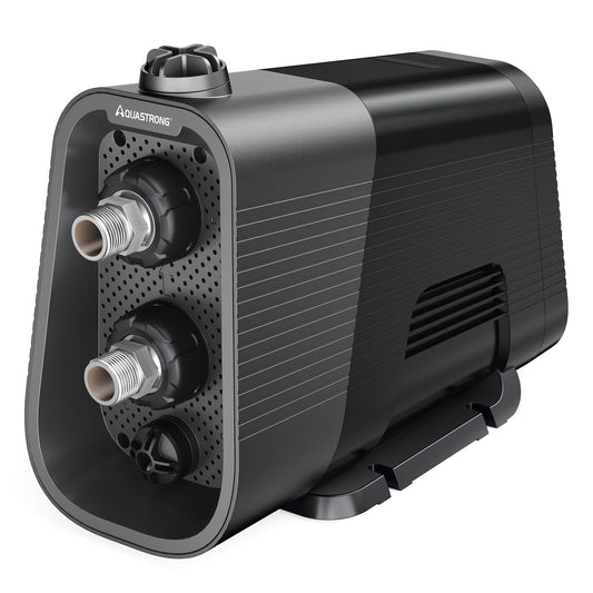 Aquastrong Whole House Water Pressure Booster Pump 80 PSI, 115V Automatic Variable Speed, Constant Pressure, Integrated Design, Self-Priming, for Home, Apartment, Shower, Garden, Shallow Well,Smart 45