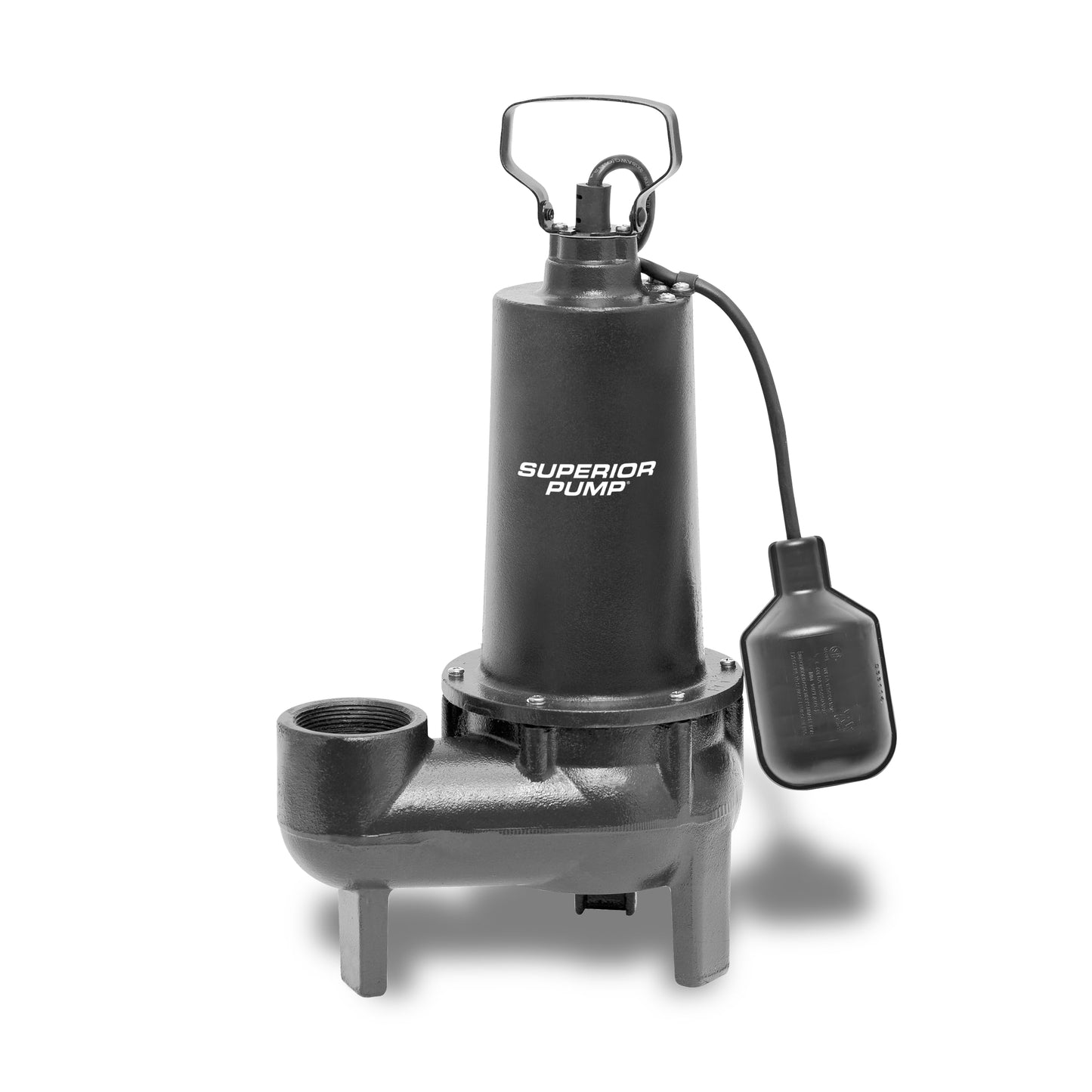 Superior Pump 93501 1/2-Horsepower Cast Iron Sewage Pump with Tethered Float Switch
