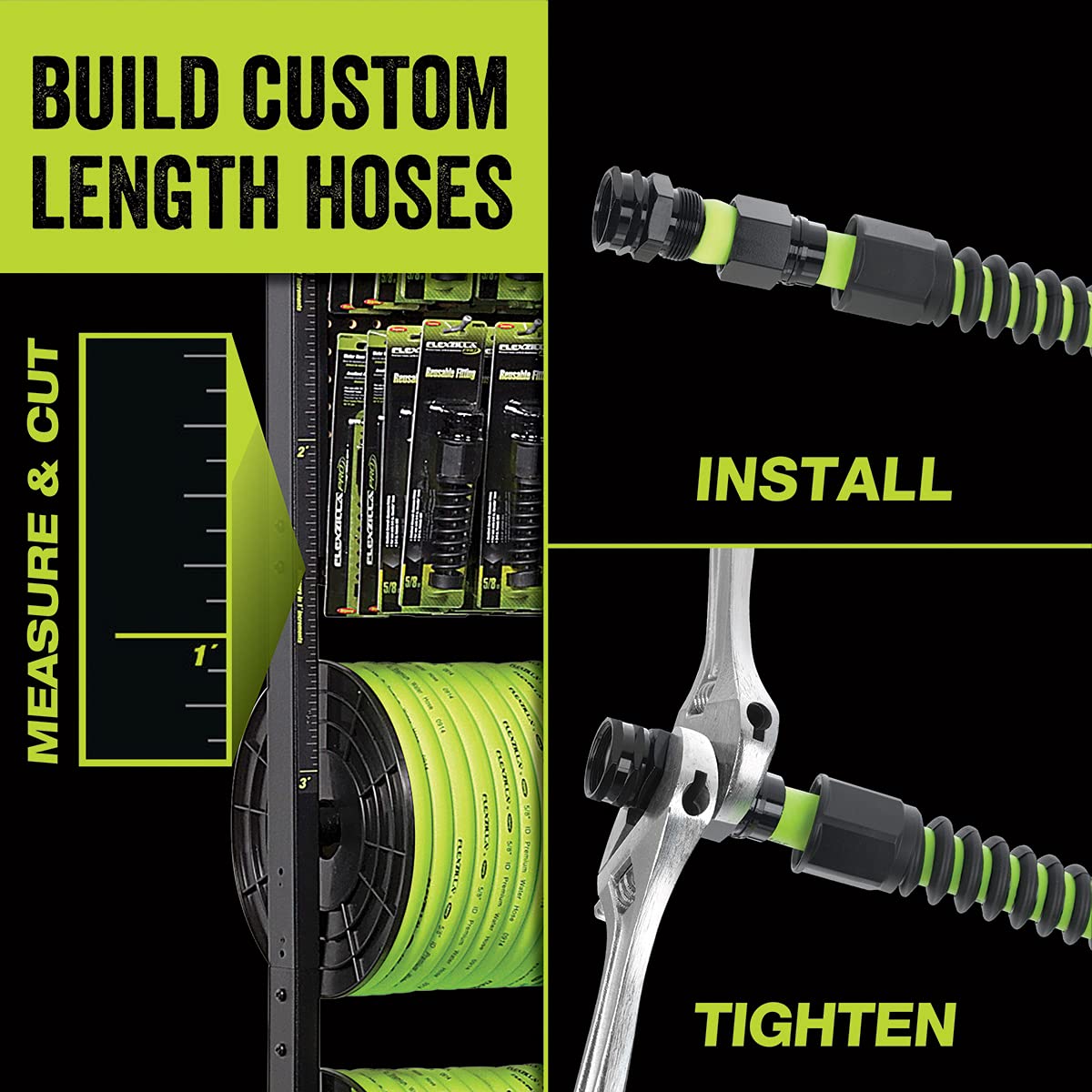 Flexzilla Pro Water Hose (250 ft.) and Everflo EF7000-BOX 7.0 GPM 12V Diaphragm Pump Bundle