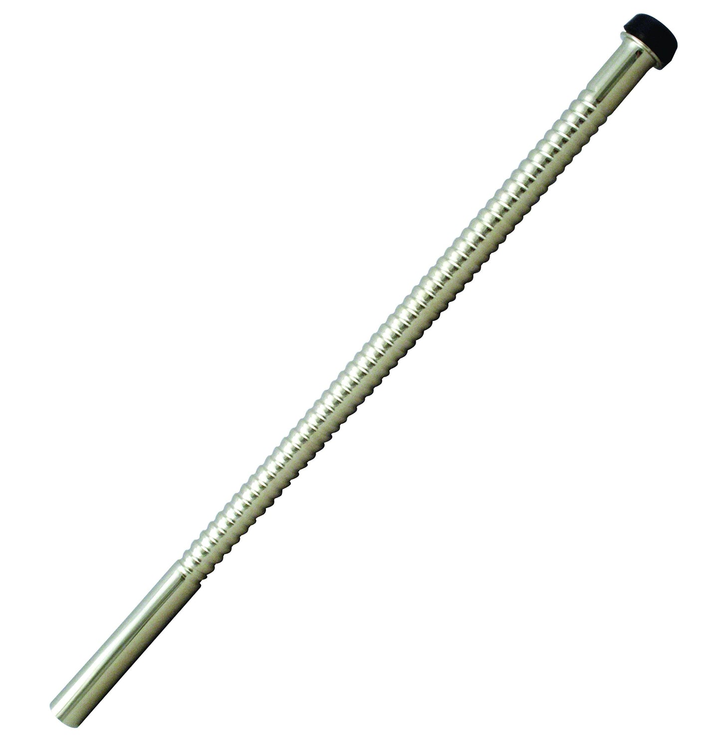 Westbrass D1712T-05 Toilet Supply Line Kit includes 12" Corrugated Riser, Cross Handle Angle Stop Shut Off Valve, Compression Adaptor and Flanges, Polished Nickel