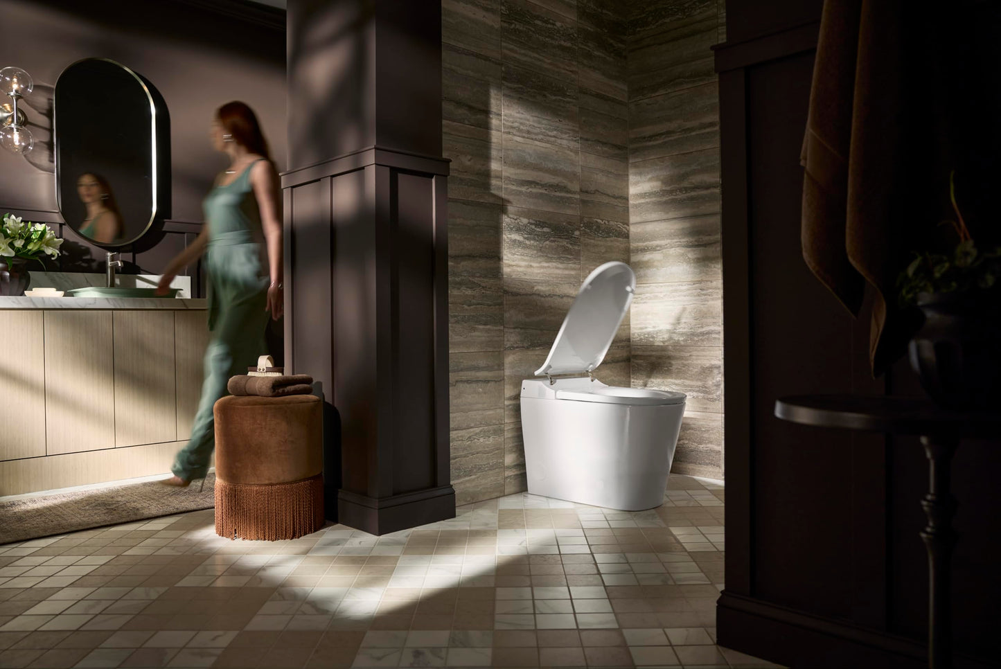 Kohler Leap One-Piece Elongated Smart Toilet with Bidet Built In, Dual-Flush, Quiet-Close